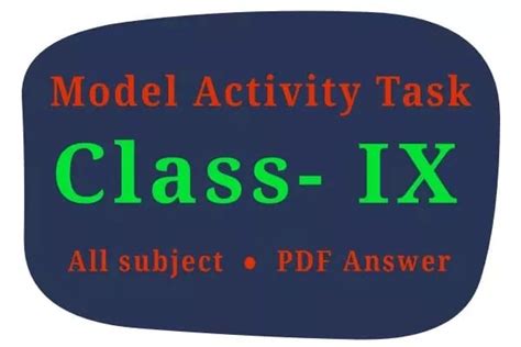 Model Activity Task Class 9 History October PDF 的图像结果