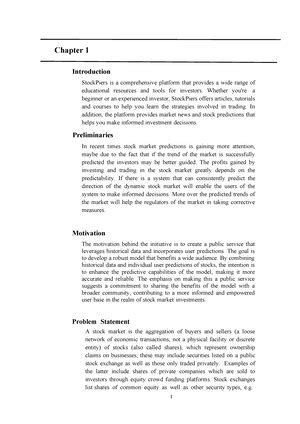 Project Report Final Merged - CENTRALIZED PLATFORM FOR STOCK MARKET ...