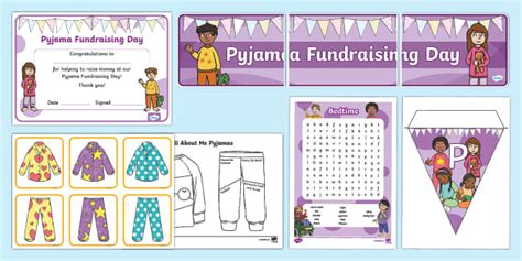 KS1 Pyjama Fundraising Day Pack (teacher made) - Twinkl