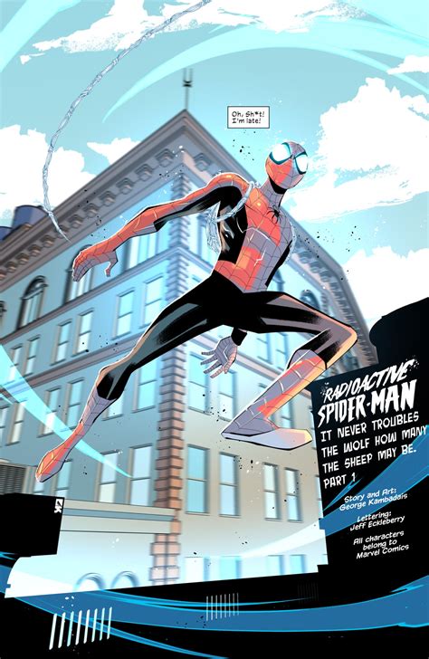 Radioactive Spider-man pages 1-3 - by George Kambadais