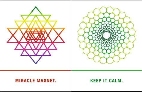 Quiplip EM04096PCK Sacred Geometry Greeting Cards "Miracle, Calm", 6 ...