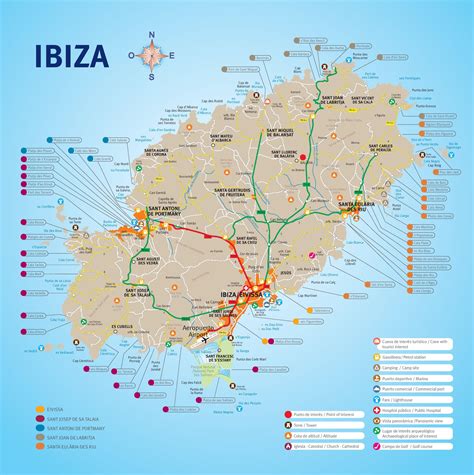 Ibiza resorts map