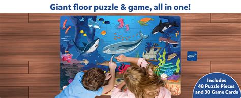 Buy Skillmatics Floor Puzzle & Game - Piece & Play Underwater Animals ...