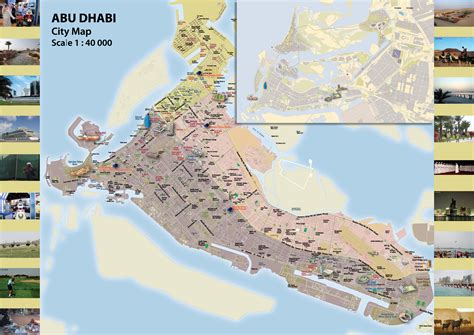 Maps of Abu Dhabi | Detailed map of Abu Dhabi city in English | Maps of ...