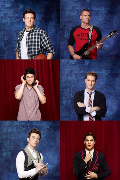 Boys of Glee Cast: Finn, Puck, Mike, Mr.Shoe, Kurt, Blaine | Glee ...