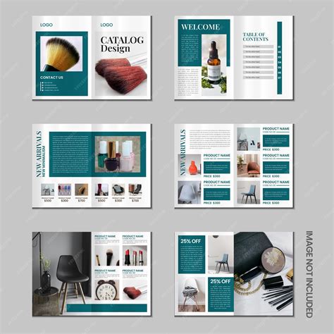 Premium Vector | Product catalog design or 12 pages catalogue template ...