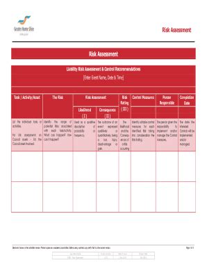 Fillable Online How to Use a Risk Assessment Matrix with Template Fax ...