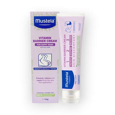 Mustela Vitamin Barrier Diaper Rash Cream, 100ml – BabyAmore