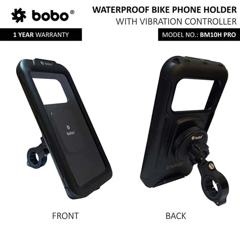 BOBO BM10H PRO Waterproof Bike Phone Holder with Vibration Controller ...