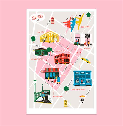 Soho Culture Trip x SXSW // map on Behance