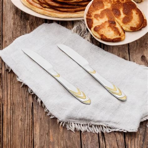 Buy Magna Gold 2 Pcs Dinner Knife Set | Montavo