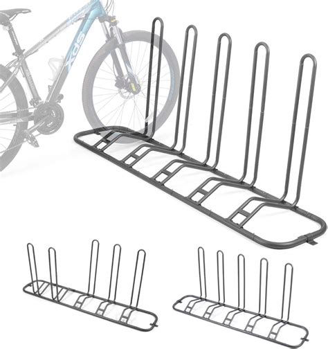 Amazon.com: WALMANN 5 Bikes Floor Bike Stand, Bike Parking Rack Garage ...