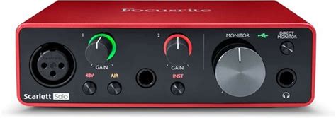 Focusrite Scarlett Solo 3rd Gen USB Audio Interface India | Ubuy