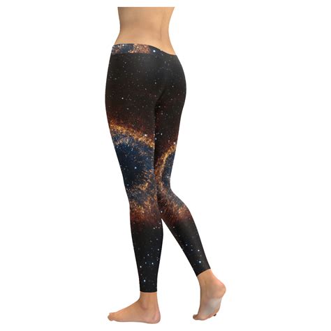 Nebula Galaxy 3D Print Leggings Women's Low Rise Leggings (Invisible ...