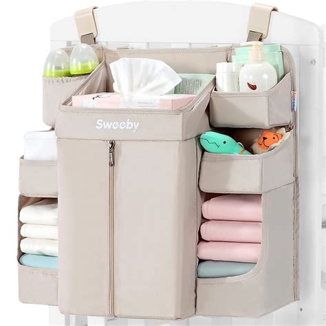 Sweeby Diaper Organizer for Changing Table and Crib Diaper Stacker ...