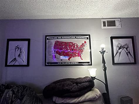 Buy Folklore and Supernatural Phenomena of The United States Map Chart ...