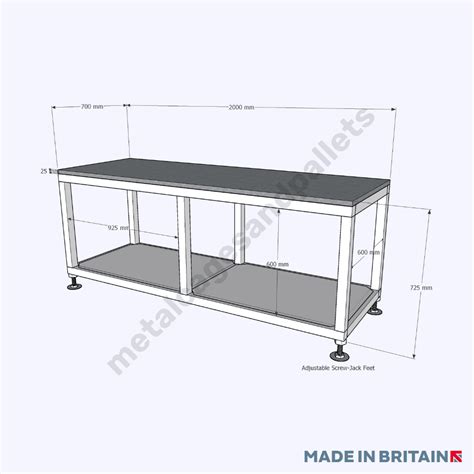 Engineering Workbench 25mm Solid Plate Top - From £965