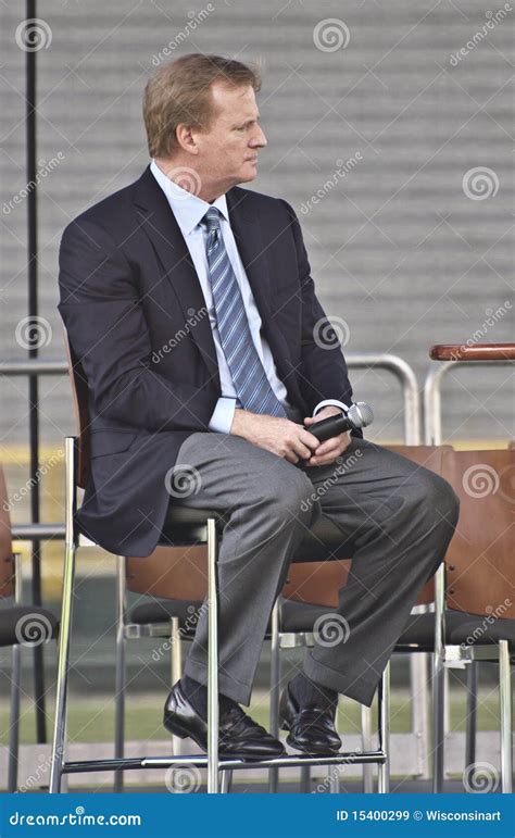 Roger Goodell NFL Commissioner Football CEO Editorial Stock Image ...