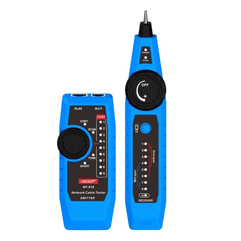 NF-810 Netwerk Kabel Tester Kit Voor RJ11 RJ45 CAT... – Vicedeal