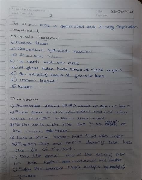 FNEWFELbio activity - Name of the Experiment Date 25-O6- Experiment No ...