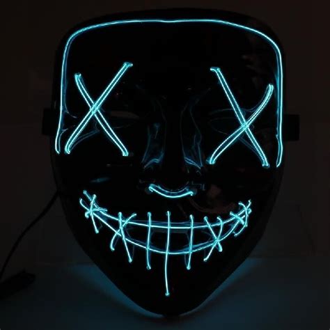 Maschera LED MOYACA Con Rilevamento Gesti - Programmable Per Feste E Cosplay