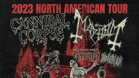 CANNIBAL CORPSE & MAYHEM - The Masquerade