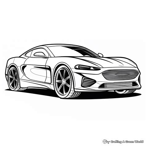 Cool Car Coloring Pages - Free & Printable!