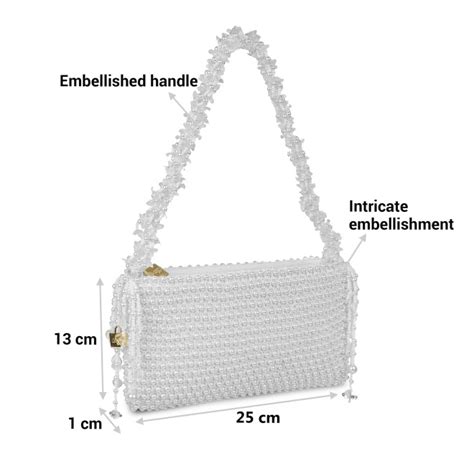 Buy Cheemo Women Off-white Evening Bag Online | SKU: 77-148-66-10 ...