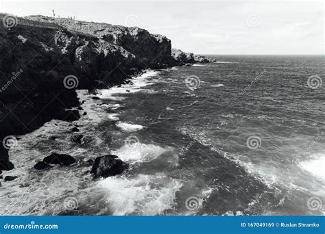 Breaking Waves on the Coast of Tenerife Island, Canary Islands ...