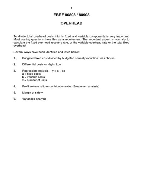 Image result for Overhead Cost Examples