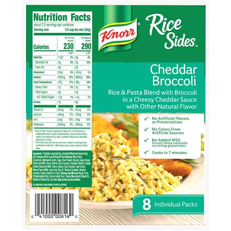 Knorr Cheddar Broccoli Rice