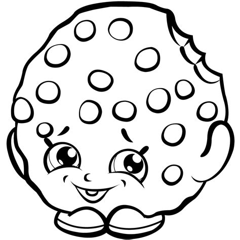 Cookie Coloring Pages For Kids