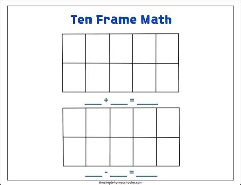 Ten Frame Math 的图像结果