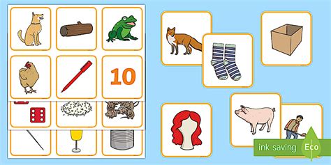 Rhyming String Cards | Primary Resources