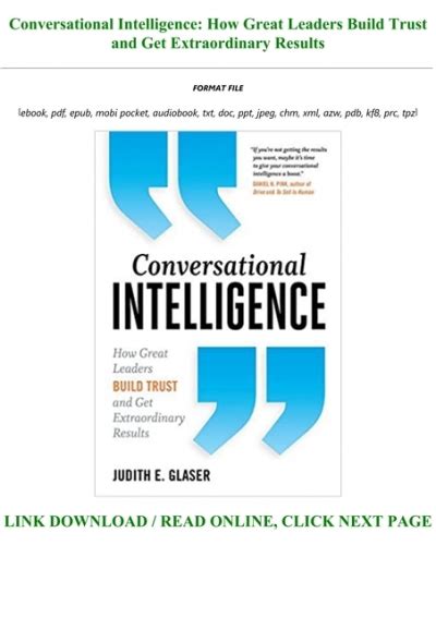 Image result for Conversational Intelligence Trust Model