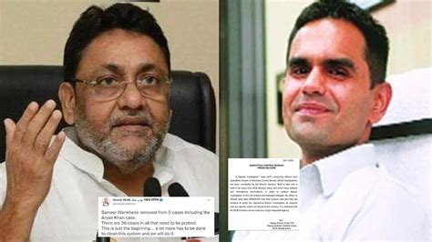 Nawab Malik tweets 'Sameer Wankhede removed from Aryan Khan case', NCB ...
