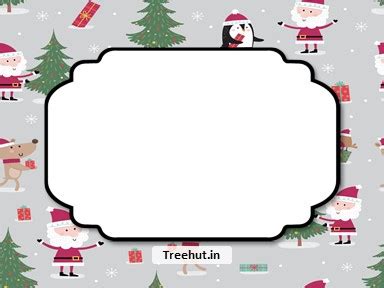 Christmas Free Printable Labels, 3x4 inch Name Tag