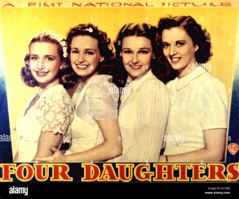FOUR DAUGHTERS, Priscilla Lane, Rosemary Lane, Lola Lane, Gale Page ...