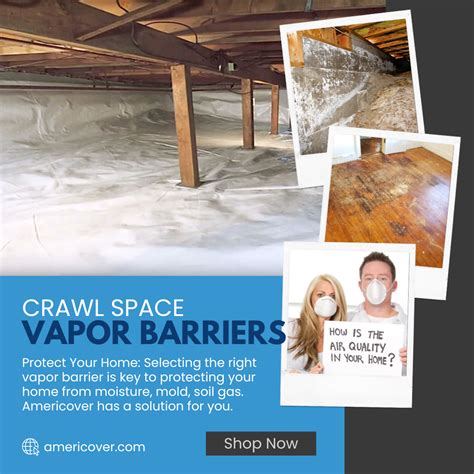 Radon Mitigation Crawl Space Vapor Barrier | Americover
