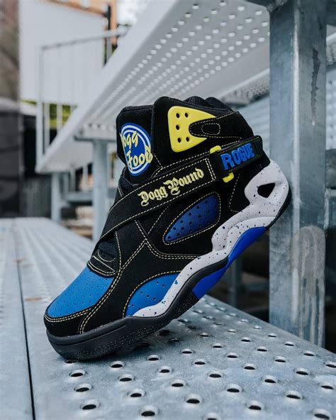 Buy PATRICK EWING ATHLETICS ROGUE x DOGG POUND Black/Royal/Lemon Online ...