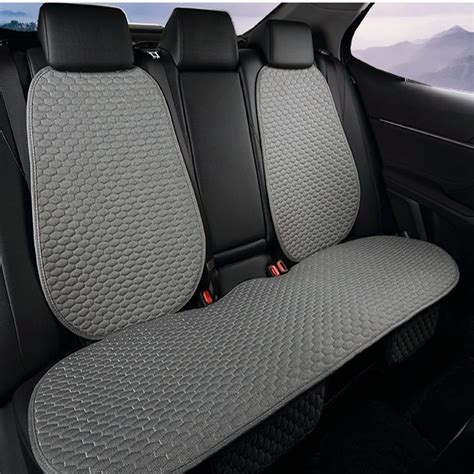 Hukimoyo 3in 1 Car Seat Cover Protector Set Rear Seat Removable Car ...
