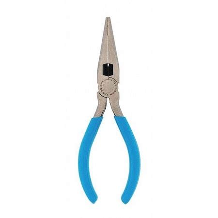 CHANNELLOCK Standard Plier,Long Nose,Side Cutter,6", with Yes Comfort ...