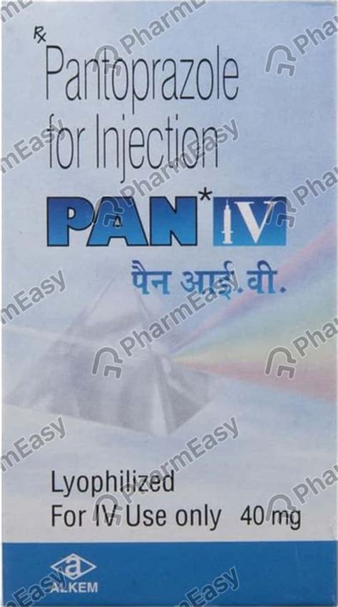 Pnz 40 MG Powder For Injection (1): Uses, Side Effects, Price & Dosage ...