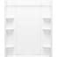 Sterling Medley 60-in W x 1.625-in D x 70.75-in H White Direct To Stud ...