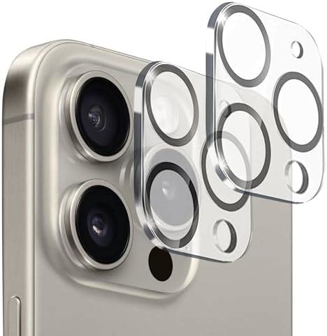Lensarmor Tempered Glass 2 Pack Compatible with Iphone 15 Pro Camera ...