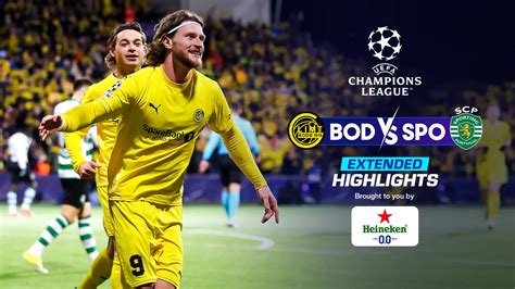 Bodo/Glimt vs Sporting CP - Extended Highlights - 12 Mar 2026