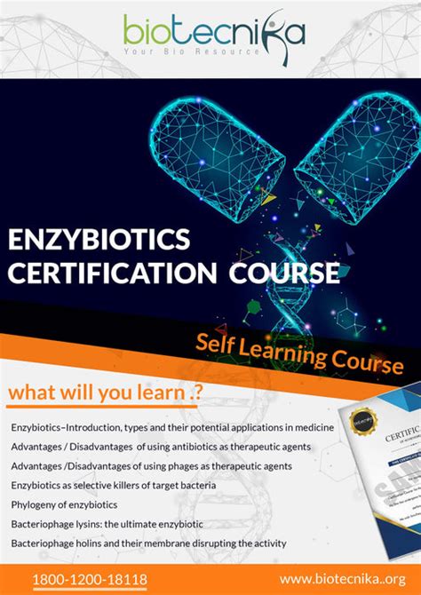 Certification Course on Antibiotic Enzymes as Drugs and Therapeutics ...