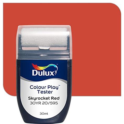 Dulux Color Play 30 ml Paint Tester (Skyrocket Red, Color Code: 30YR 20 ...