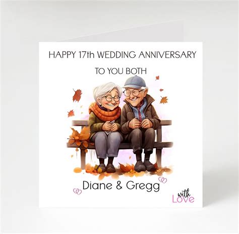 Wedding Anniversary Card, Funny Old Couple Wedding Anniversary Card ...