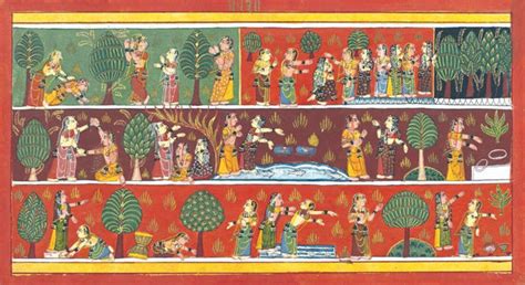 Gopis In Search of Lord Krishna - Vintage c1710 - Pichwai Art Painting ...